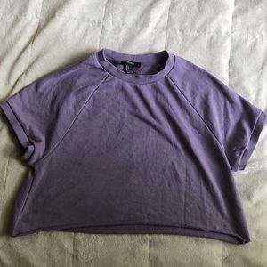 Purple crop top!